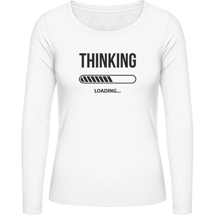 Thinking Loading Camisa de manga larga para mujer 0 image