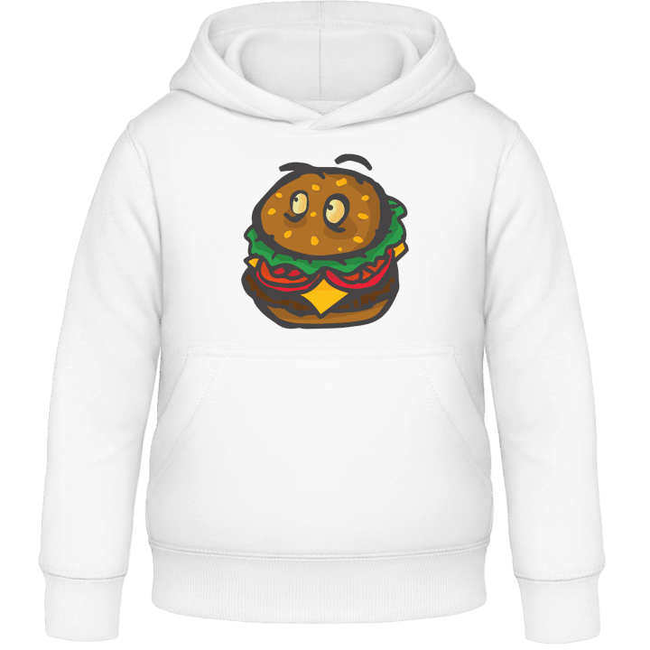 Hamburger With Eyes Kids Hoodie contain pic