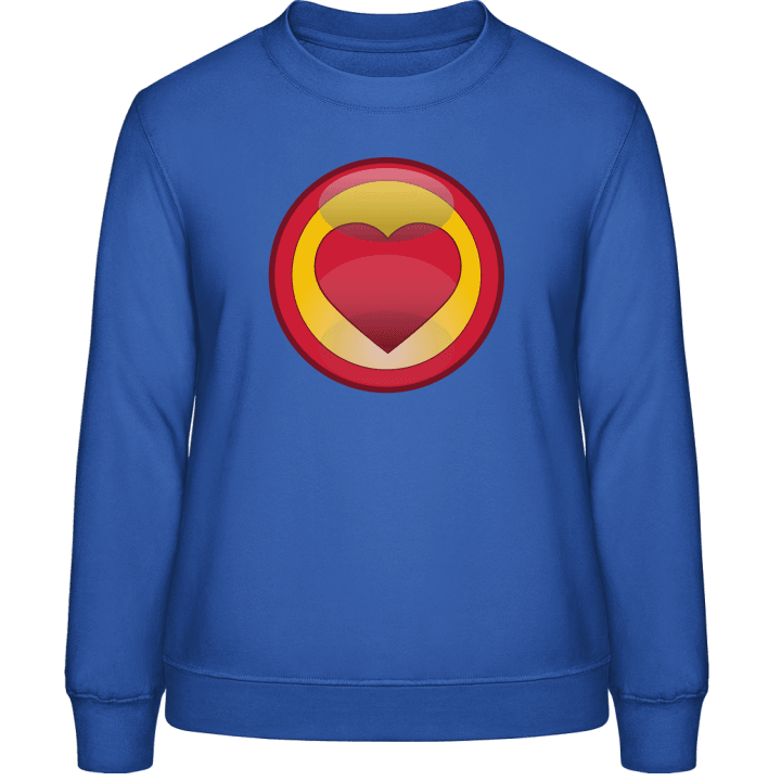 Love Superhero Sweatshirt för kvinnor contain pic