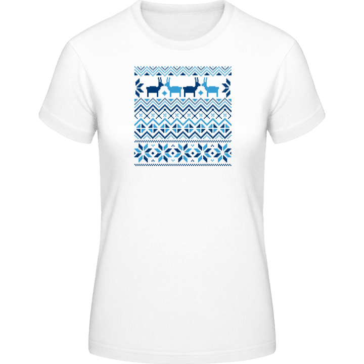 Winter Pattern T-skjorte for kvinner 0 image