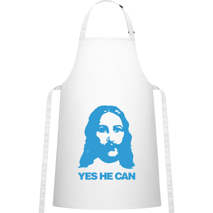 Jesus Yes He Can Kitchen Apron contain pic