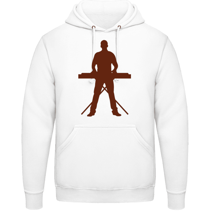 Keyboard Player Silhouette Hoodie contain pic