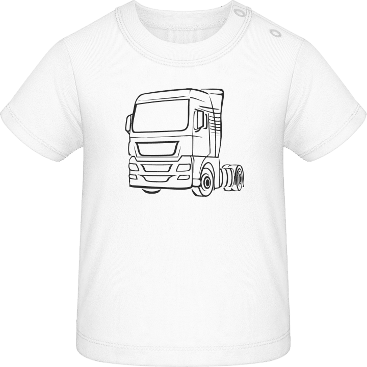 Truck Outline Baby T-skjorte contain pic