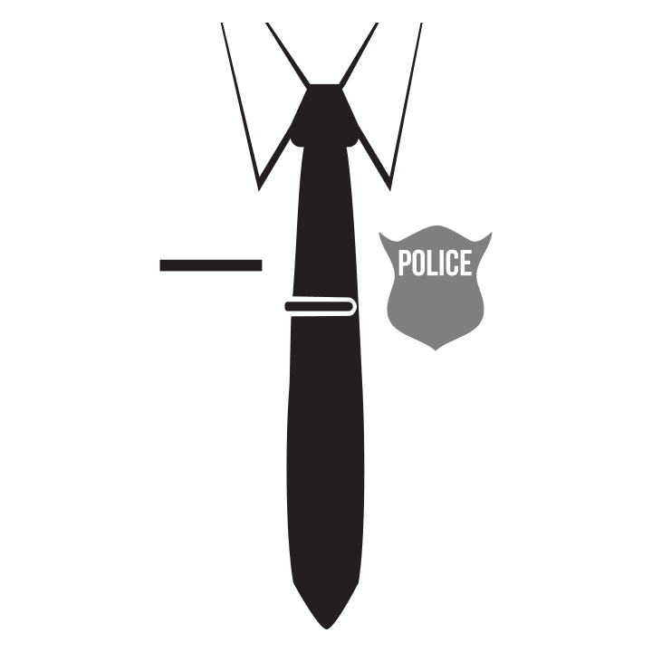 Police Uniform Costume T-shirt för kvinnor 0 image