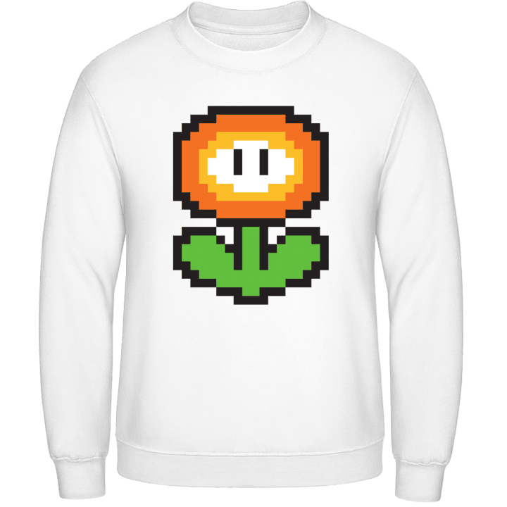 Pixel Flower Character Sweatshirt 0 image