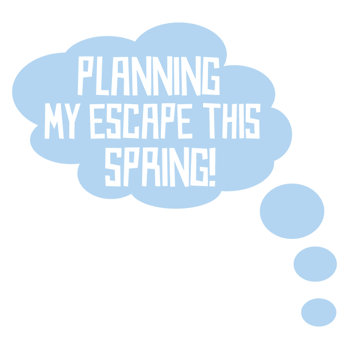 Planning My Escape This Spring Kvinnor långärmad skjorta 0 image