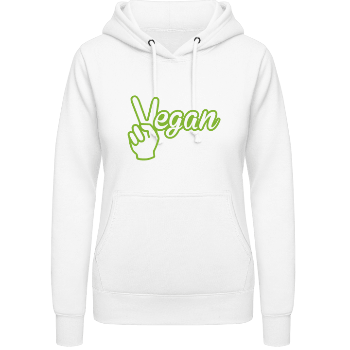 Vegan Logo Felpa con cappuccio da donna contain pic