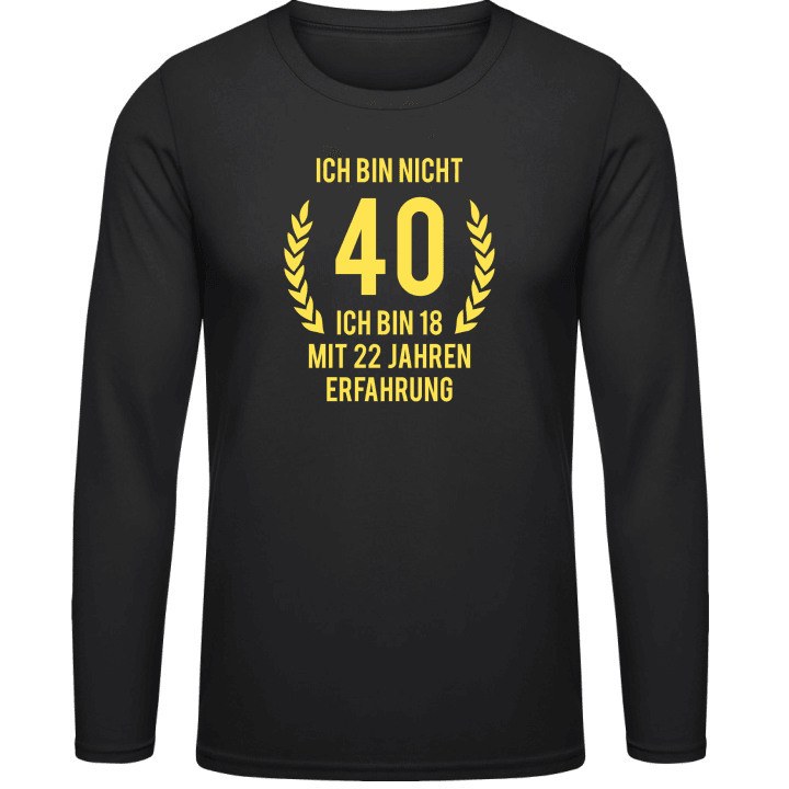 40 Jahre Geburtstag Långärmad skjorta 0 image