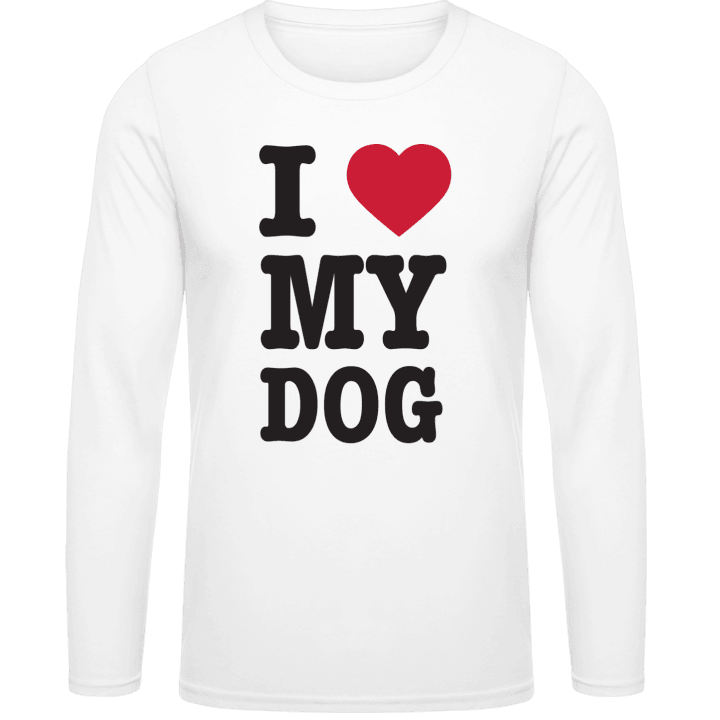 I Love My Dog Shirt met lange mouwen 0 image
