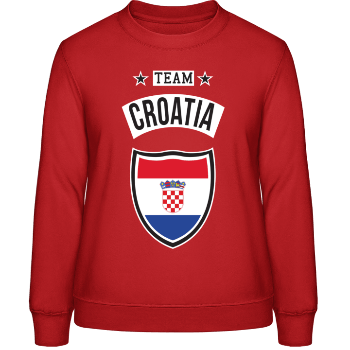 Team Croatia Sweatshirt för kvinnor contain pic