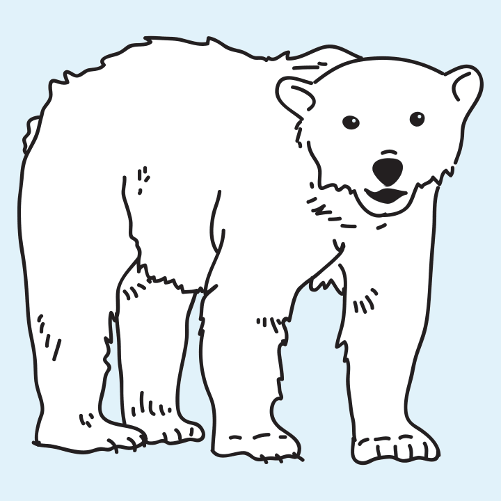 Ice Bear Illustration Baby T-skjorte 0 image