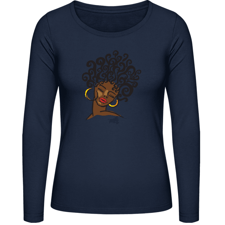 Afro Haircut T-shirt à manches longues pour femmes 0 image