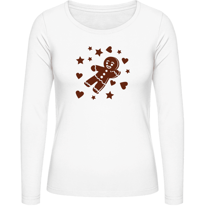 Gingerbread Man Comic T-shirt à manches longues pour femmes 0 image