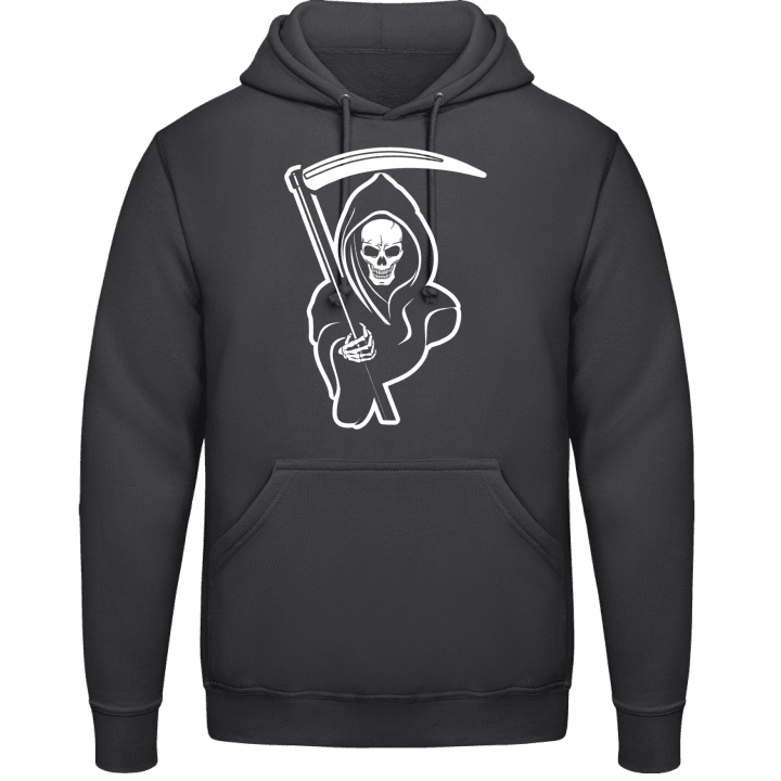 Death Grim Reaper Logo Felpa con cappuccio contain pic
