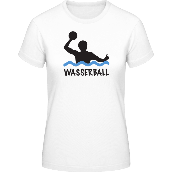 Wasserball Silhouette T-shirt för kvinnor contain pic