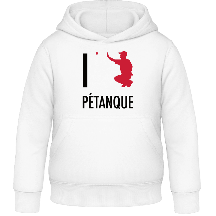 I Love Pétanque Kids Hoodie contain pic