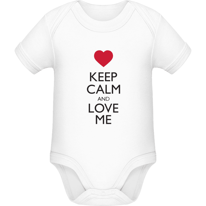 Keep Calm And Love Me Baby Strampler contain pic