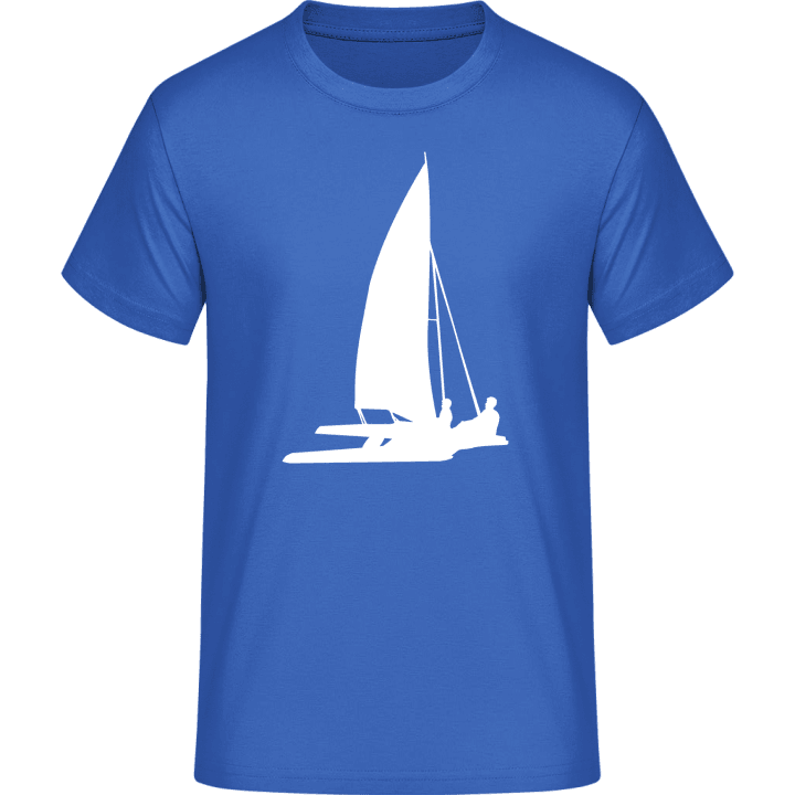 Catamaran Sailboat T-Shirt contain pic