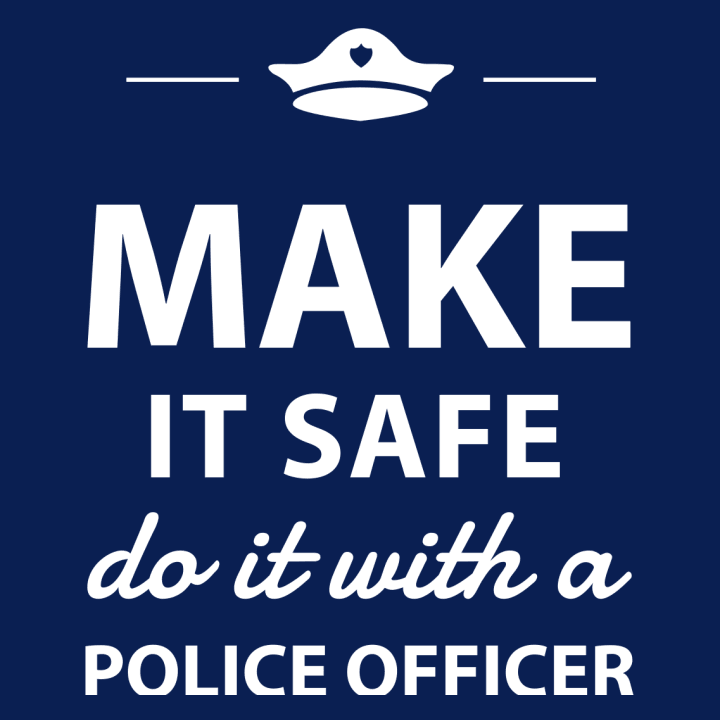 Make It Safe Do It With A Policeman Langærmet skjorte til kvinder 0 image
