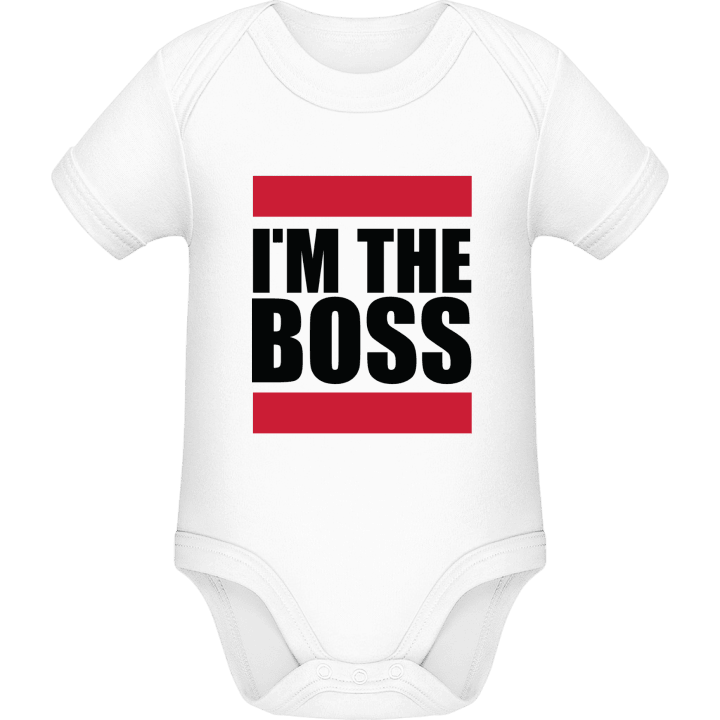 I'm The Boss Logo Baby Romper contain pic