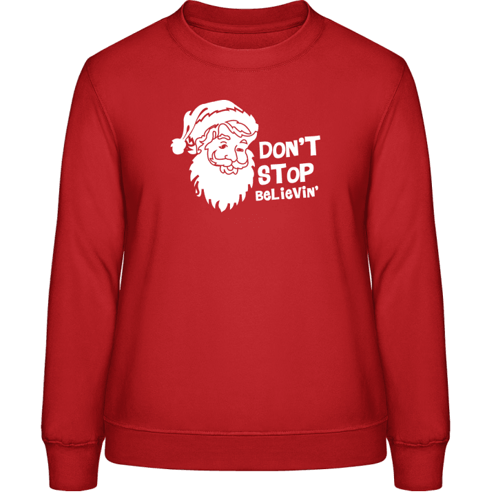 I Believe In Santa Frauen Sweatshirt 0 image