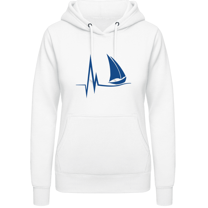 Sailboat Symbol Hoodie för kvinnor contain pic