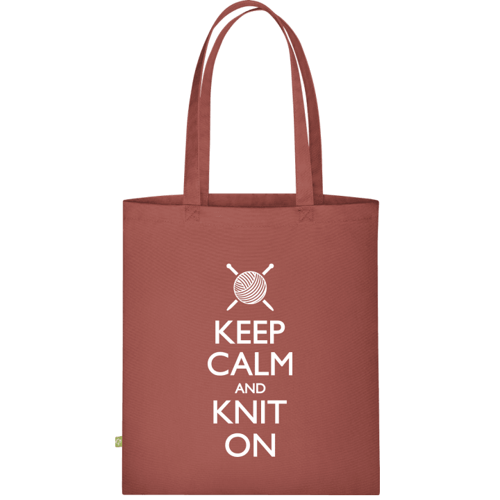 Keep Calm And Knit On Stoffen tas 0 image