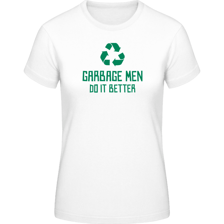 Garbage Men Do It Better T-shirt för kvinnor contain pic