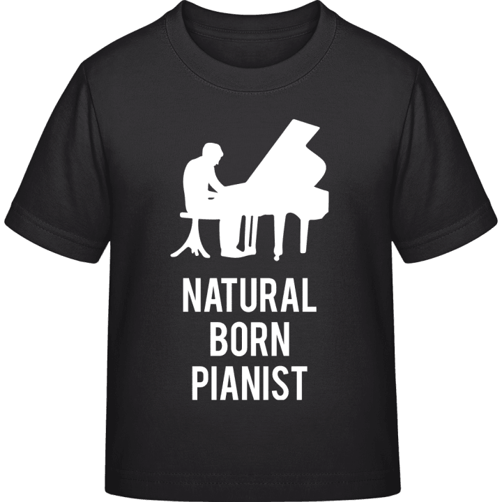 Natural Born Pianist T-shirt för barn contain pic