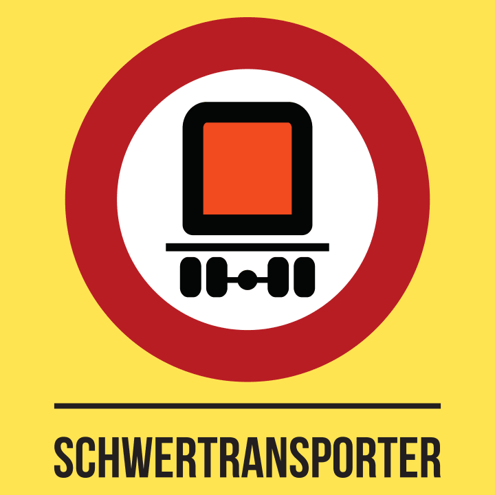 Schwertransporter Schild Sweatshirt til kvinder 0 image