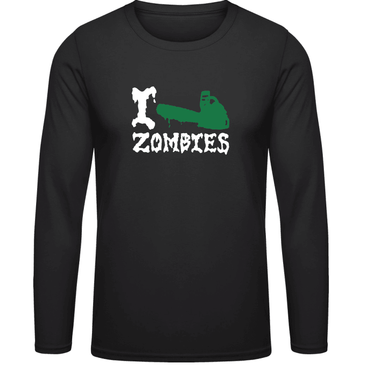 I Love Zombies Långärmad skjorta 0 image