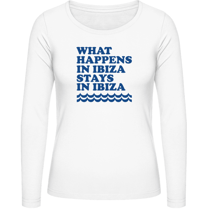 Ibiza Frauen Langarmshirt contain pic