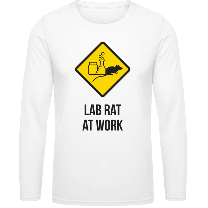 Lab Rat At Work T-shirt à manches longues contain pic