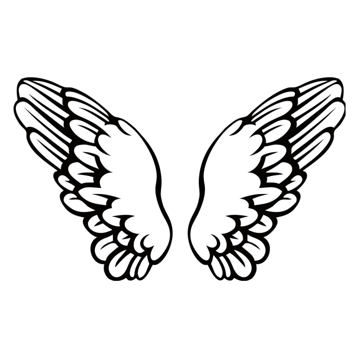Cute Angel Wings Baby T-skjorte 0 image