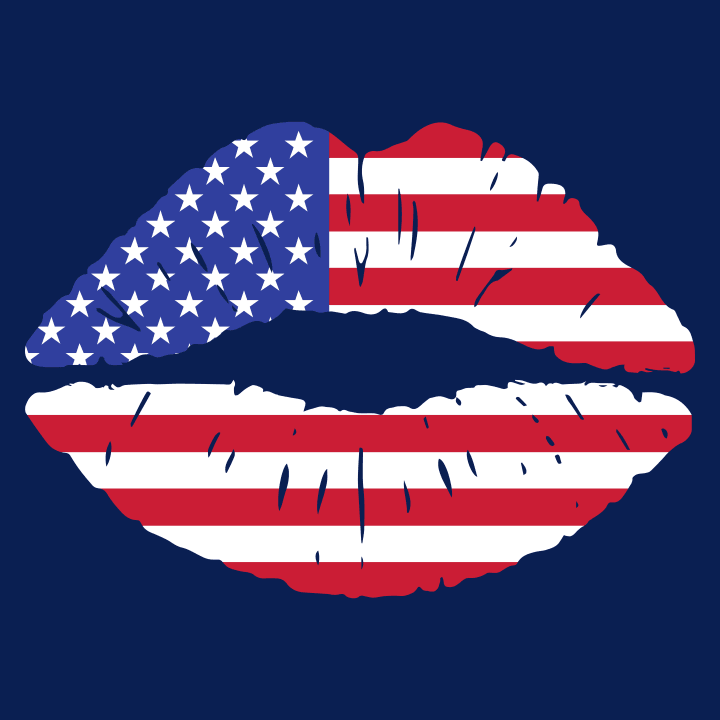 American Kiss Flag Frauen Sweatshirt 0 image