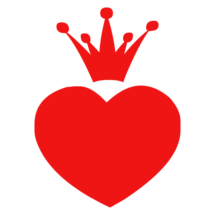 Heart With Crown Hettegenser for kvinner 0 image