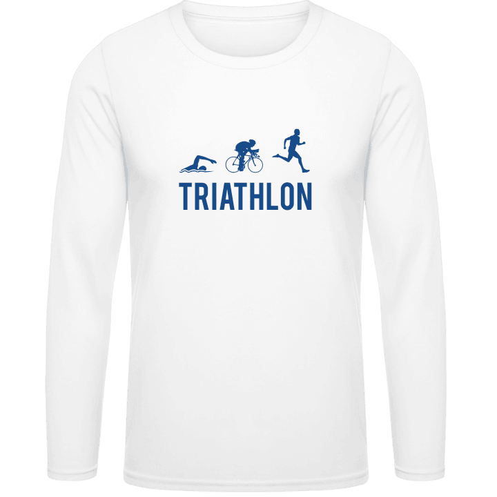 triatlon Silhouette Shirt met lange mouwen contain pic