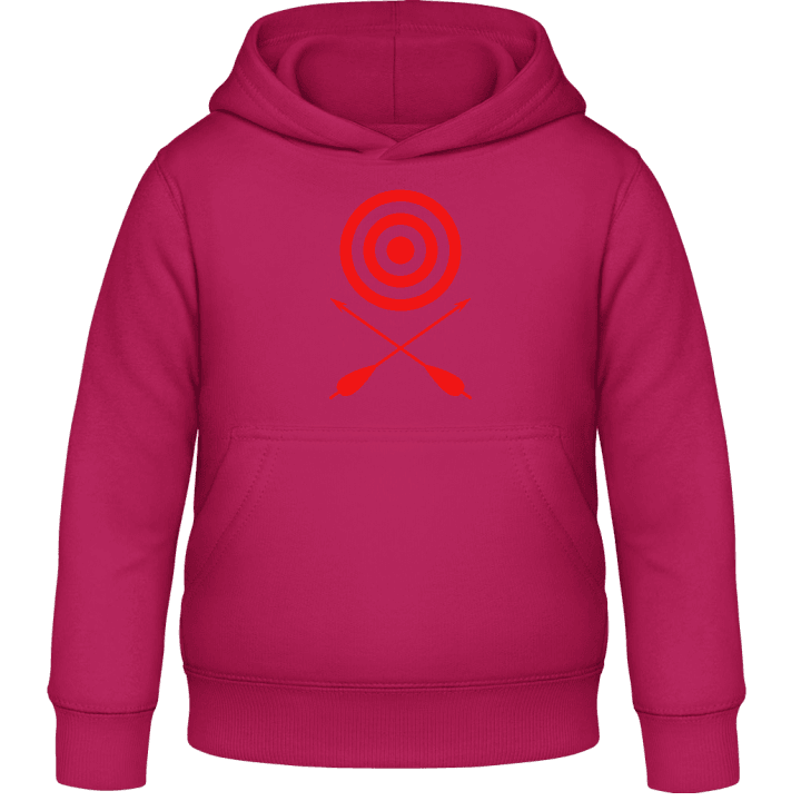 Archery Target And Crossed Arrows Kids Hoodie contain pic