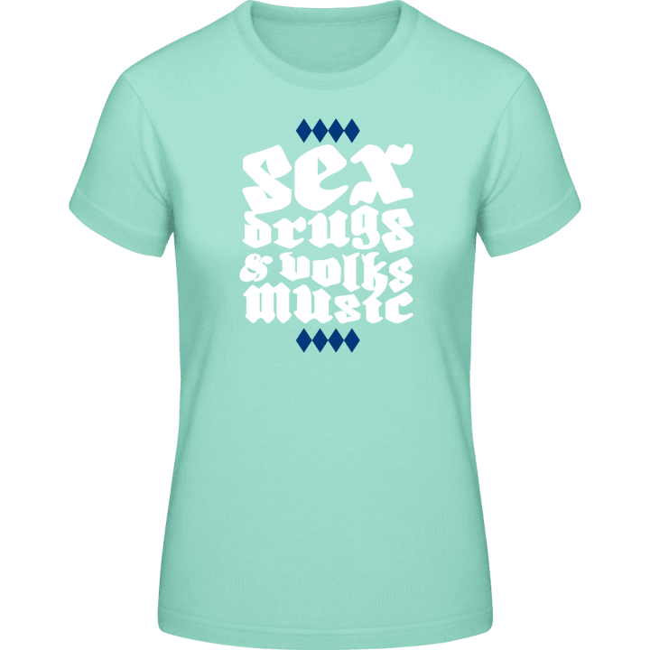 Sex Druks & Volks Music T-shirt för kvinnor 0 image