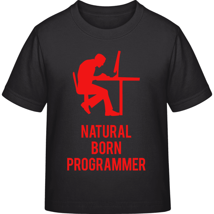 Natural Born Programmer T-shirt för barn contain pic