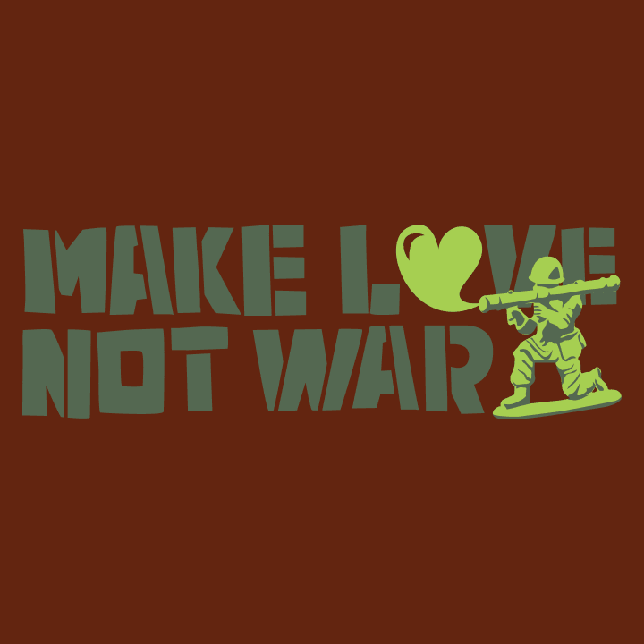 Make Love Not War Soldier T-skjorte 0 image