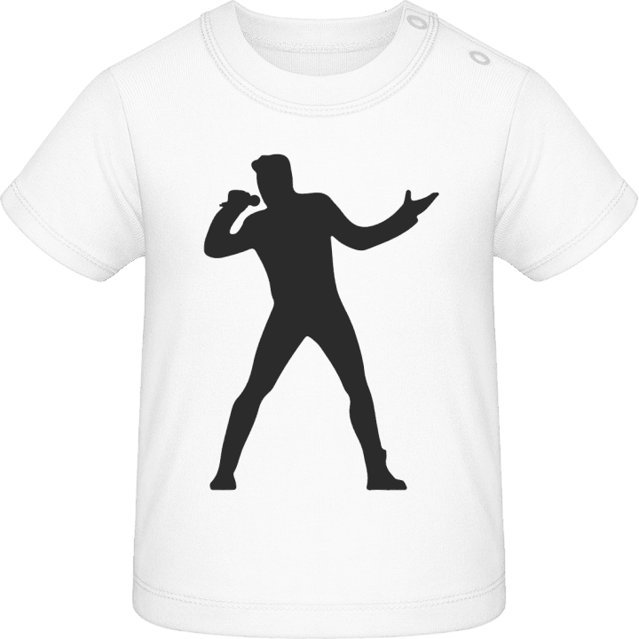 Solo Singer Silhouette Baby T-Shirt contain pic