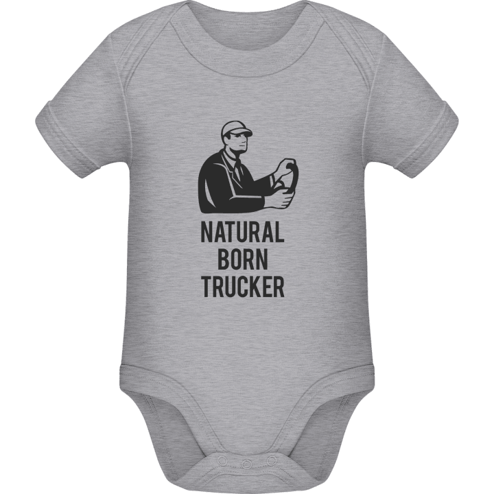 Natural Born Trucker Baby Romper contain pic