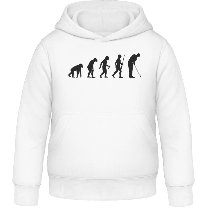 Evolution of a Golfer Kids Hoodie contain pic