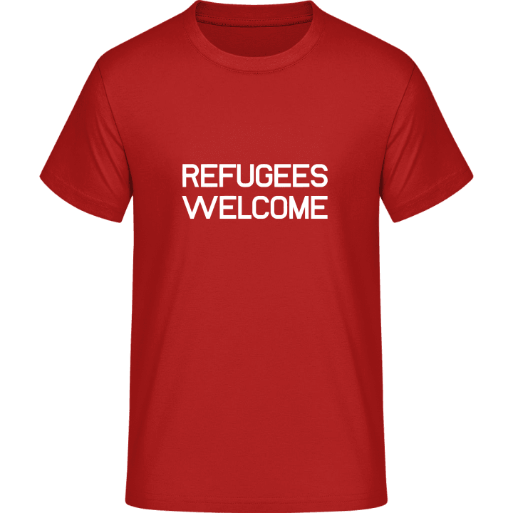 Refugees Welcome Slogan T-Shirt 0 image