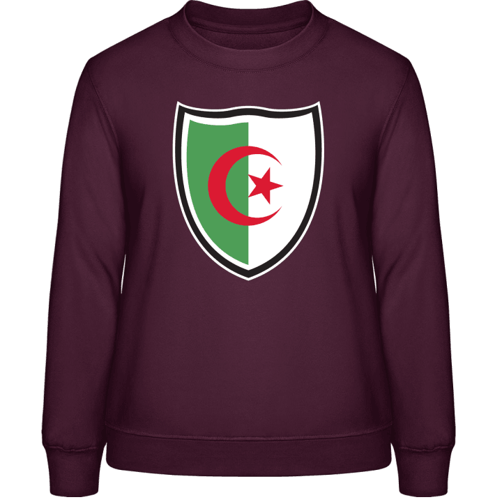 Algeria Flag Shield Vrouwen Sweatshirt contain pic
