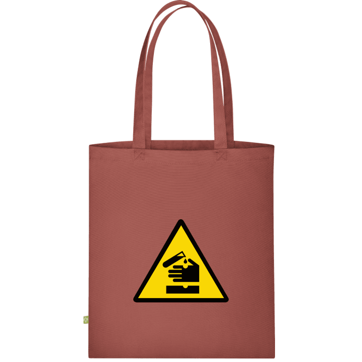 Corrosive Danger Acid Väska av tyg contain pic