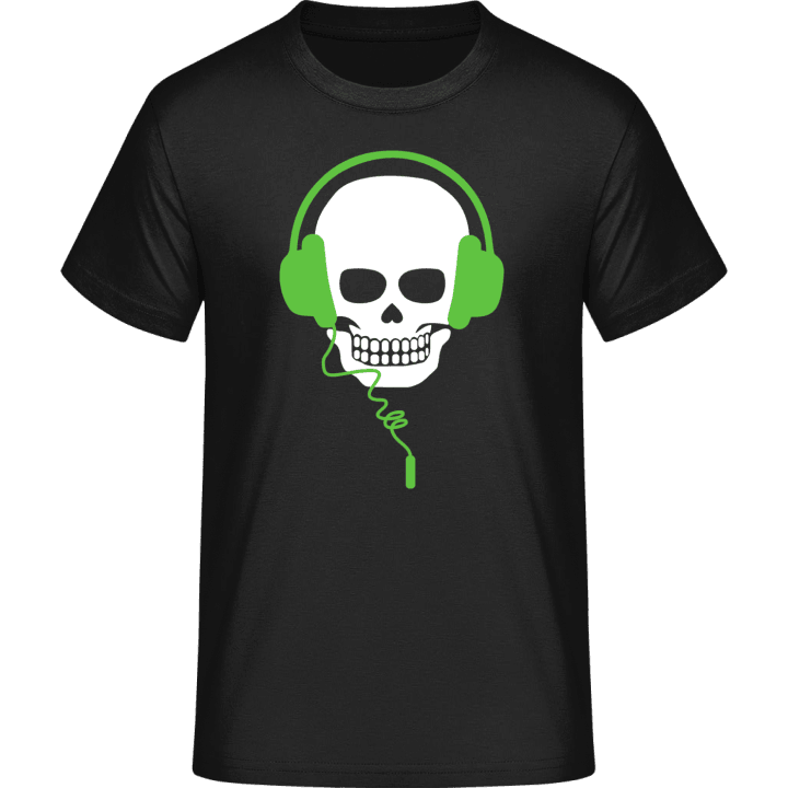 Music Lover Skull Headphones T-Shirt 0 image