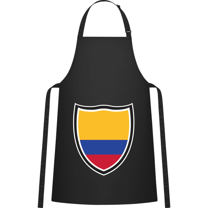 Colombia Flag Shield Delantal de cocina contain pic
