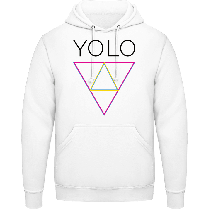YOLO Triangle Hoodie contain pic